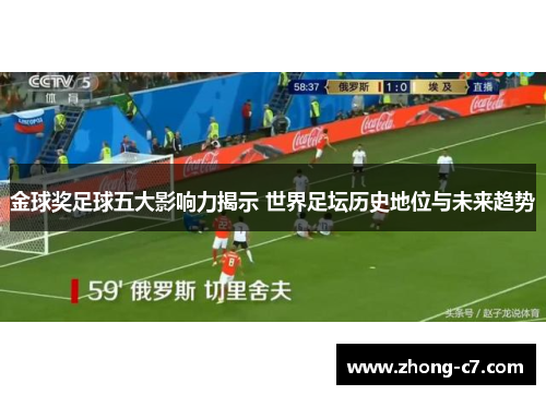 金球奖足球五大影响力揭示 世界足坛历史地位与未来趋势